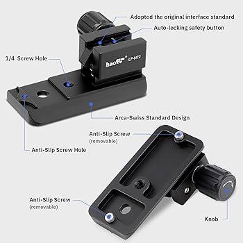 Amazon | Haoge LF-N72 レンズカラー 交換フット 三脚マウント